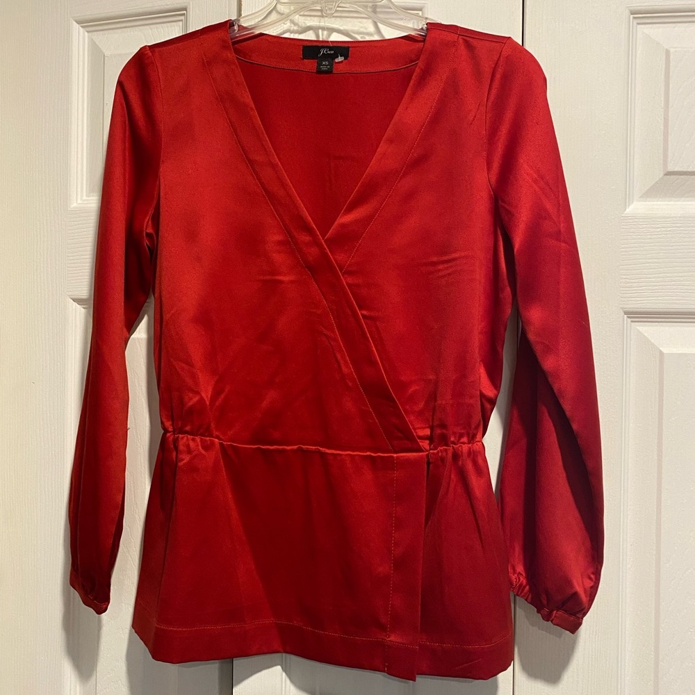 NWOT JCREW RED TOP